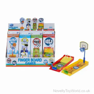 Tabletop Finger Board Sports Game - 4 Assorted