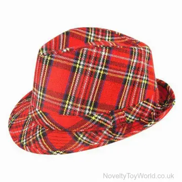 Tartan Trilby Party Novelty Hat - Adult Size