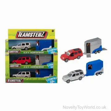 Teamsterz Diecast 4x4 & Horsebox Set - Assorted Colours