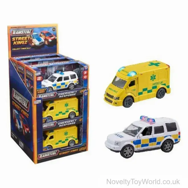 Teamsterz Emergency Trucks Vehicles - Boxed 4 Assorted | Wholesale Children's Gifts