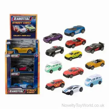 Teamsterz Street Kingz Diecast Toy Vehicles - 12 Assorted
