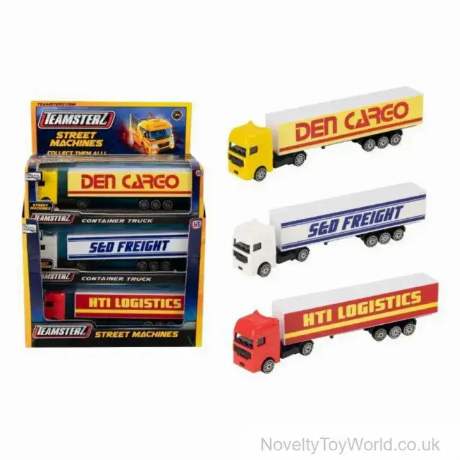 Teamsterz Street Machines Container Truck - 3 Assorted | Wholesale Diecast
