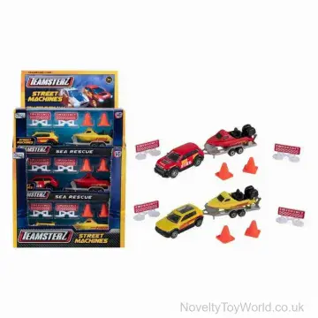 Teamsterz Street Machines Sea Rescue Set - 2 Assorted
