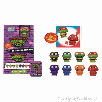 Teenage Mutant Ninja Turtles DIY 3D Puzzle Eraser - Assorted