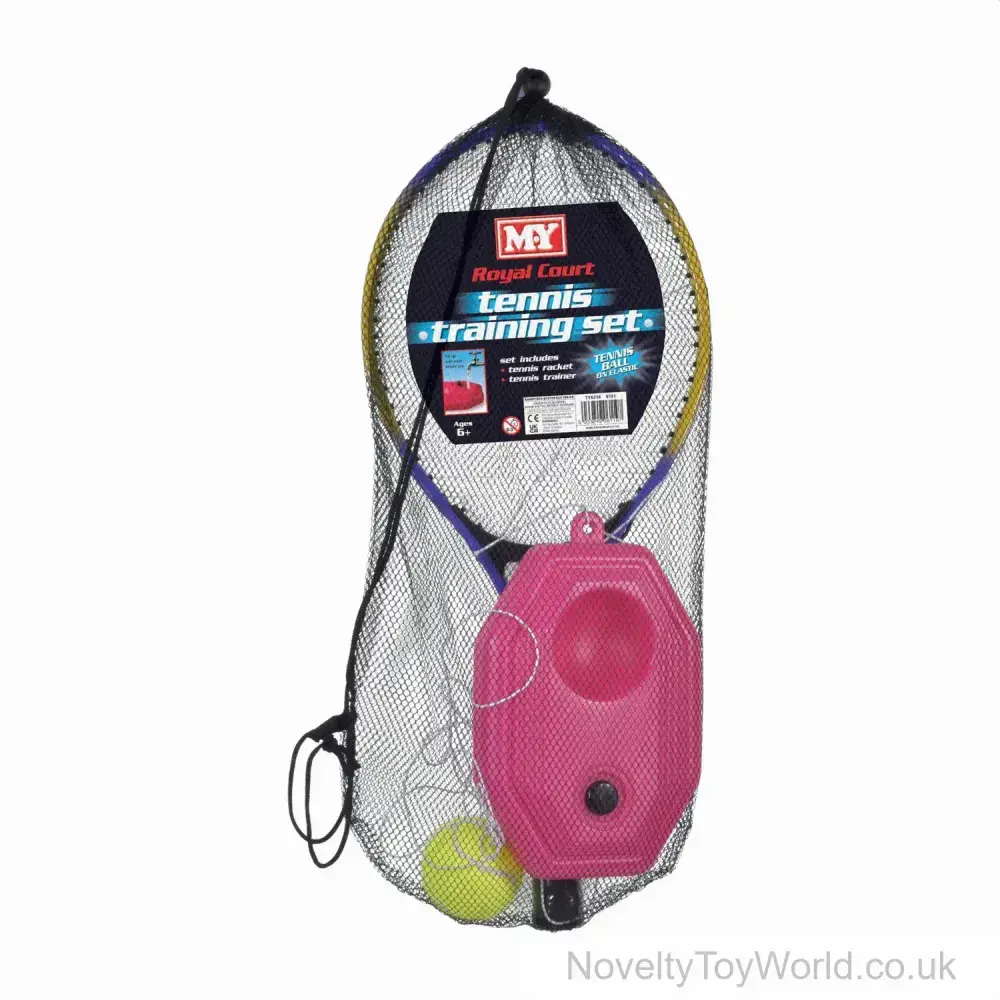 Tennis Elastic Return Trainer Set with Racket | Wholesale Outdoor Games