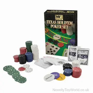 Tex Holdem Poker & Blackjack Set - Boxed