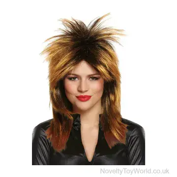 Tina Turner Fancy Dress Wig - Adult Size
