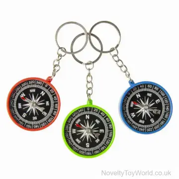 Toy Compass Keyring (4.5cm)