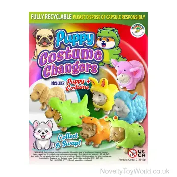Toy Dog In Costume - 55mm Vending Capsule