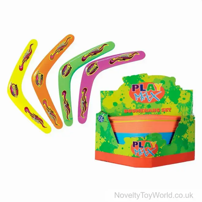 Bulk Buy | Toy Plastic Boomerang Outdoor Toy | Low Cost Gifts For Children