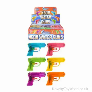 Toy Plastic Water Guns - 6 Assorted - Summer Fun (11cm)