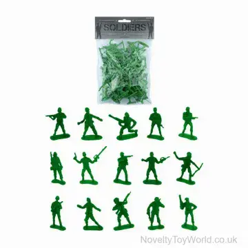 Toy Soldier Green Figures - 50 Pack