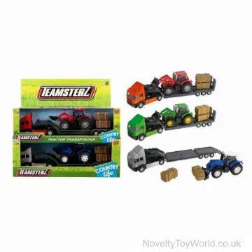 Tractor Toy Vehicle with Transporter Lorry