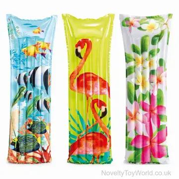 Tropical Beach Inflatable Intex Lilo Mat Loungers (182cm)