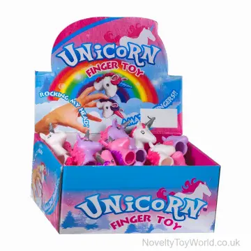 Unicorn Finger Puppets - Soft Rubber Finger Toy