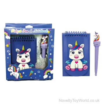 Unicorn Notebook & Pen Set For Girls (20cm)