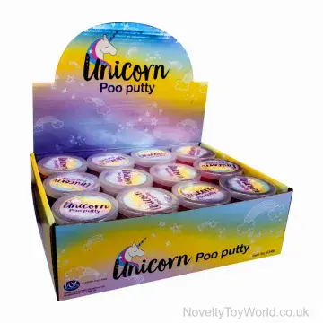 Unicorn Poo Noise Putty - Slime Toy in Tub