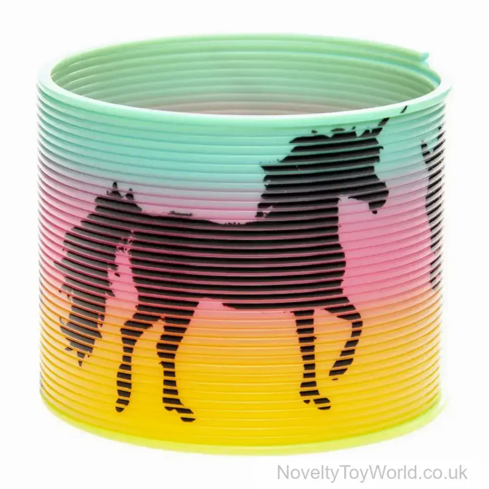 Unicorn Slinky Toy (7cm) | Unicorn Party Toys For Children UK