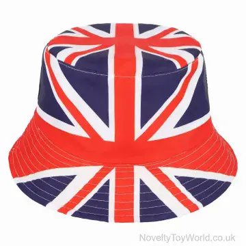 Union Jack Flag Bucket Hat - Adult Size