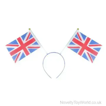 Union Jack Flag Headband - Adult Size