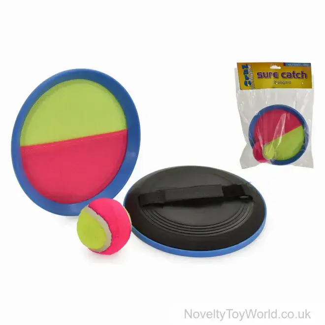Bulk Buy | Velcro Throw & Catch Bat & Ball Set - Outdoor Games