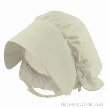 Victorian Bonnet Hat In White - Child Size