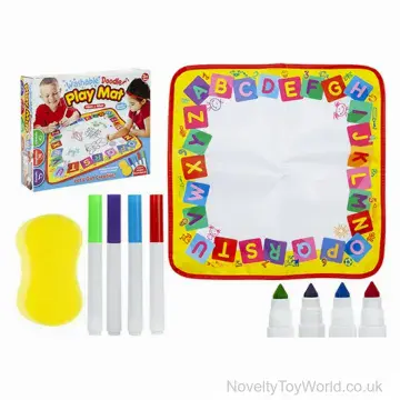 Washable Doodle Playmat with Marker Pens (48cm)