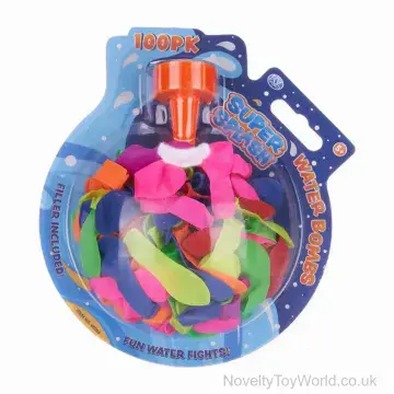 Water Bombs & Water Filler - Pack of 100