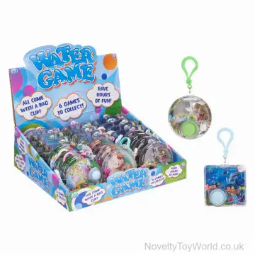 Water Game on Bag Clip - 6 Assorted