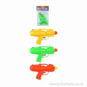 Water Gun Pistol - 3 Assorted Colours (17cm)