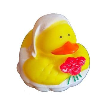 Wedding Bride Novelty Rubber Duck (5cm)