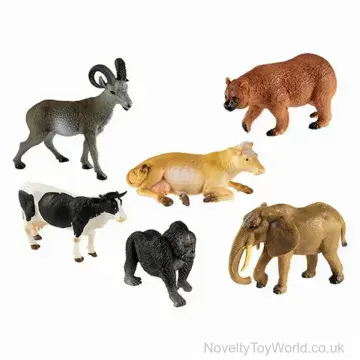 Wild Animal PVC Figurine Assortment (11cm)