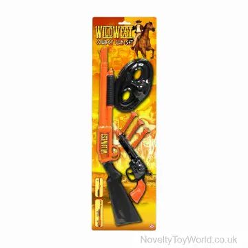 Wild West Cowboy Dart Shooting Gun Play Set