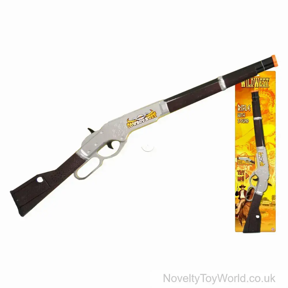 Wild West Cowboy Toy Rifle Gun with Sound (60cm) | Roleplay Toys Wholesale