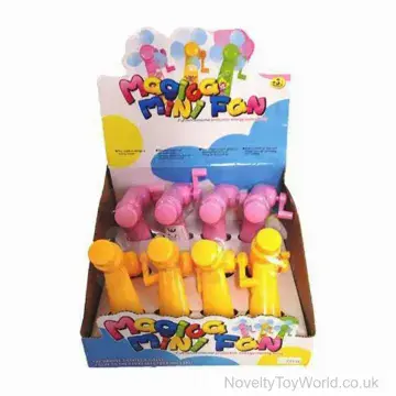 Wind Up Magic Mini Fan (11cm)