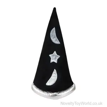 Wizard Fancy Dress Hat In Black - Child Size