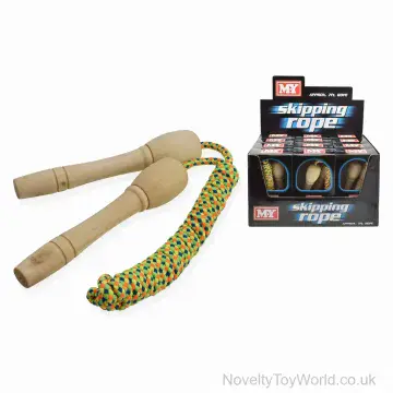 Wooden Handle Boxed Skipping Rope (210cm)