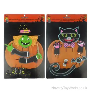 Wooden Pumpkin Decoration Kit - 2 Assorted