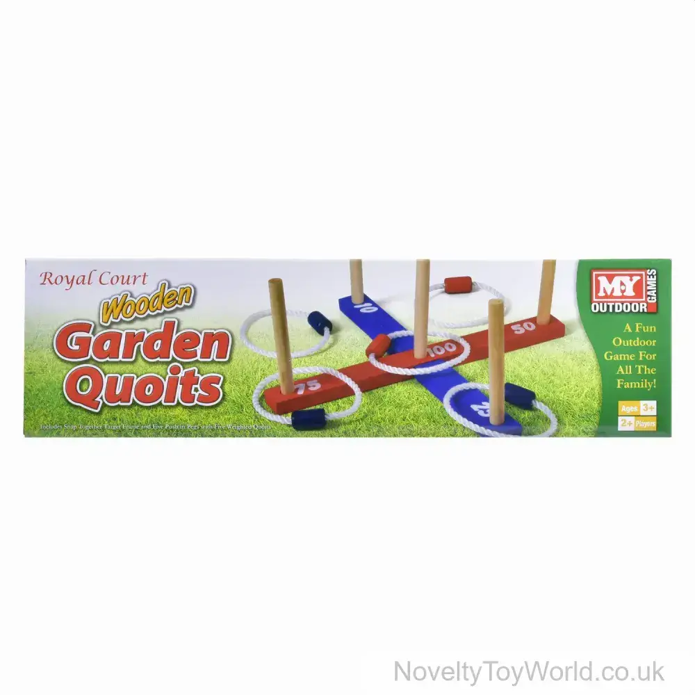 Wooden Quoits Ring Toss Family Garden Game | Wholesale Outdoor Garden ...