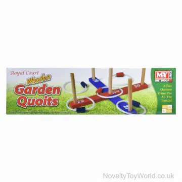 Wooden Quoits Ring Toss Family Garden Game