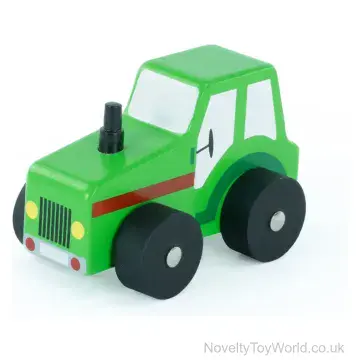 Wooden Tractor Toy For 1 Year Old + (10cm)