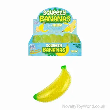 Yellow Banana Squeeze Stress Toy (14cm)