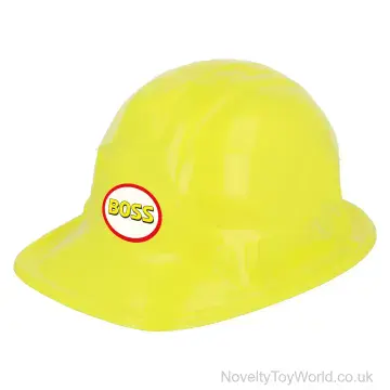 Yellow Construction Builder Plastic Hat - Child