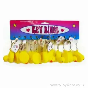 Yellow Duck Keyring (3.5cm)