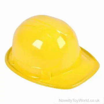 Yellow Novelty Construction Worker Hat - Adult