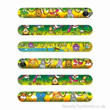 Zoo Animal Snap Wristband - 6 Assorted