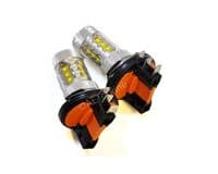 2x H15 Xenon White 80W CREE LED Bulbs for Daytime Running Lights
