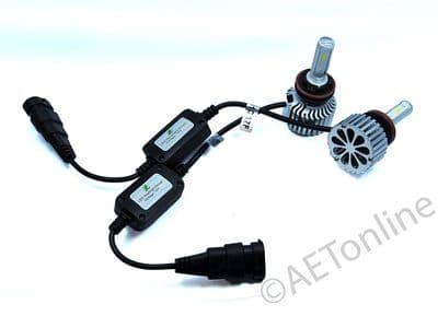 COB LED H11 Car Headlight 80W Light LED DRL Bulbs 6000K Bright Pure White Kit