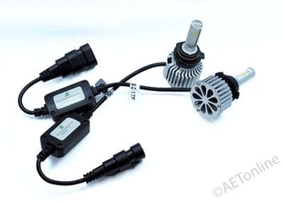 COB LED HB4 9006 Headlight 80W Light LED DRL Bulbs 6000K Bright Pure White Kit