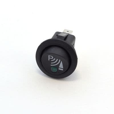 FRONT PARKING SENSOR SWITCH 12V P ILLUMINATED ROUND ROCKER SWITCH